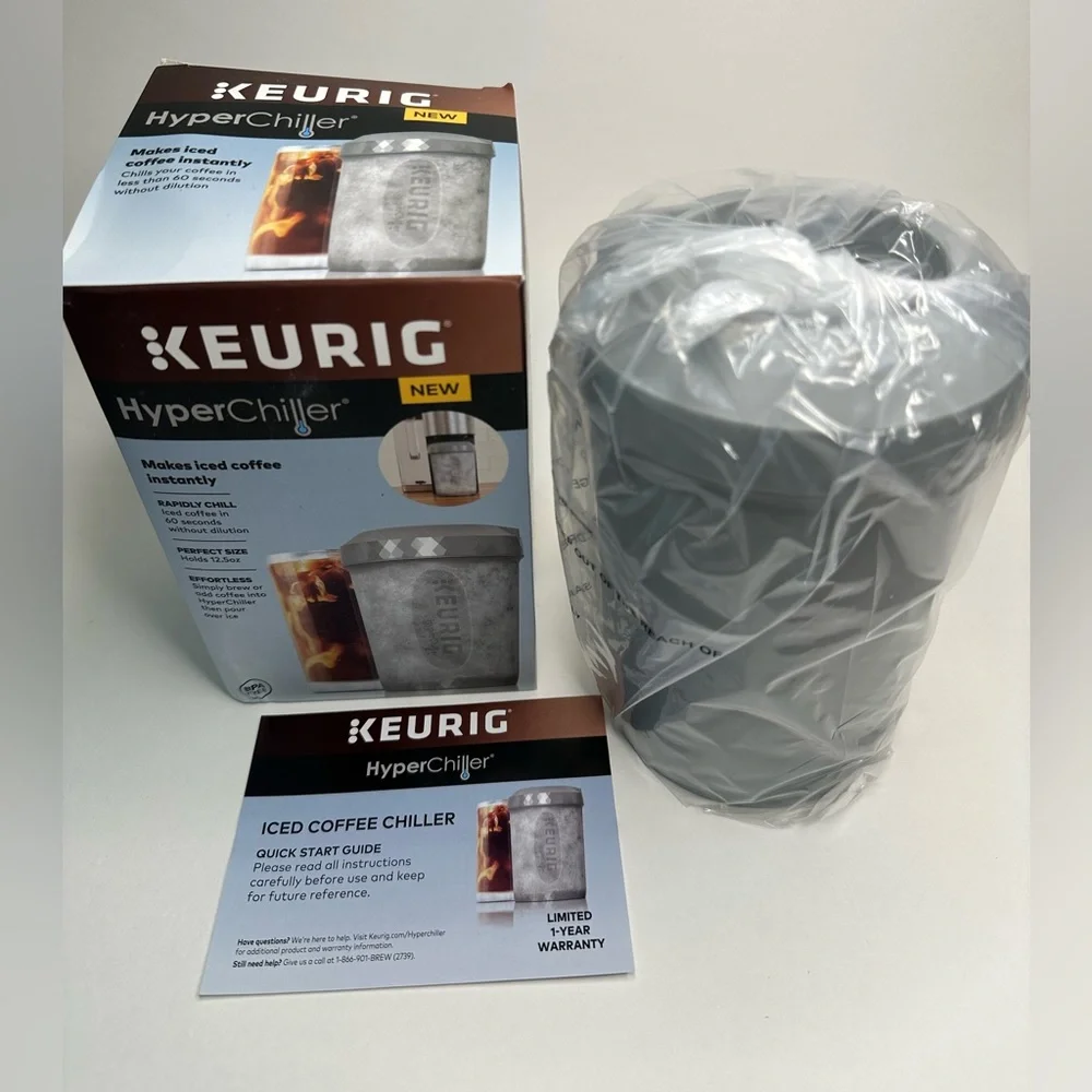 Keurig Hyperchiller‎ Beverage Cooler Makes Iced Coffee Instantly NIB